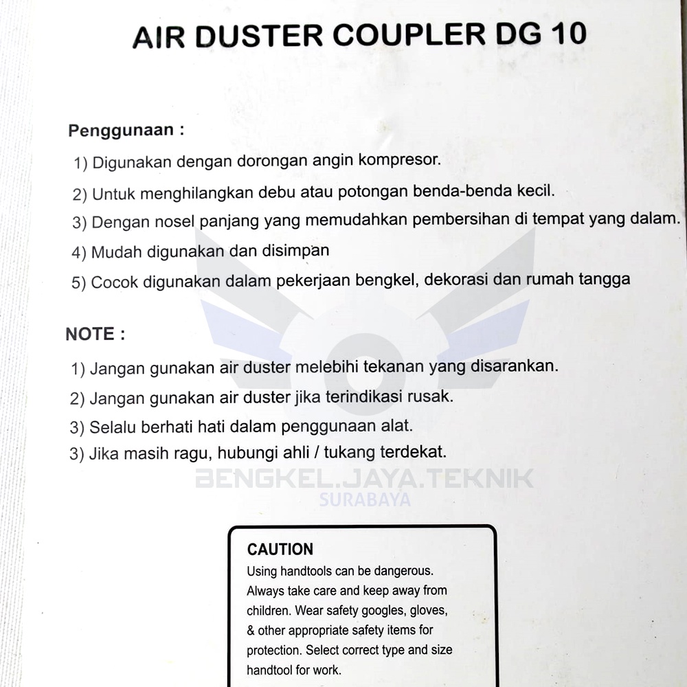 Air Duster DG 10-3 / Air Semprotan Angin Air NANKAI (134-03)