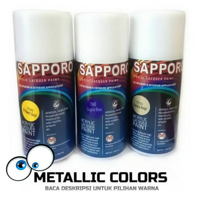 

Pylok Sapporo warna standar baca deskripsi untuk warna yang tersedia