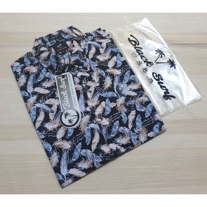 Kemeja Pria QUICK SILVER BLACK SURF THREE SECOND