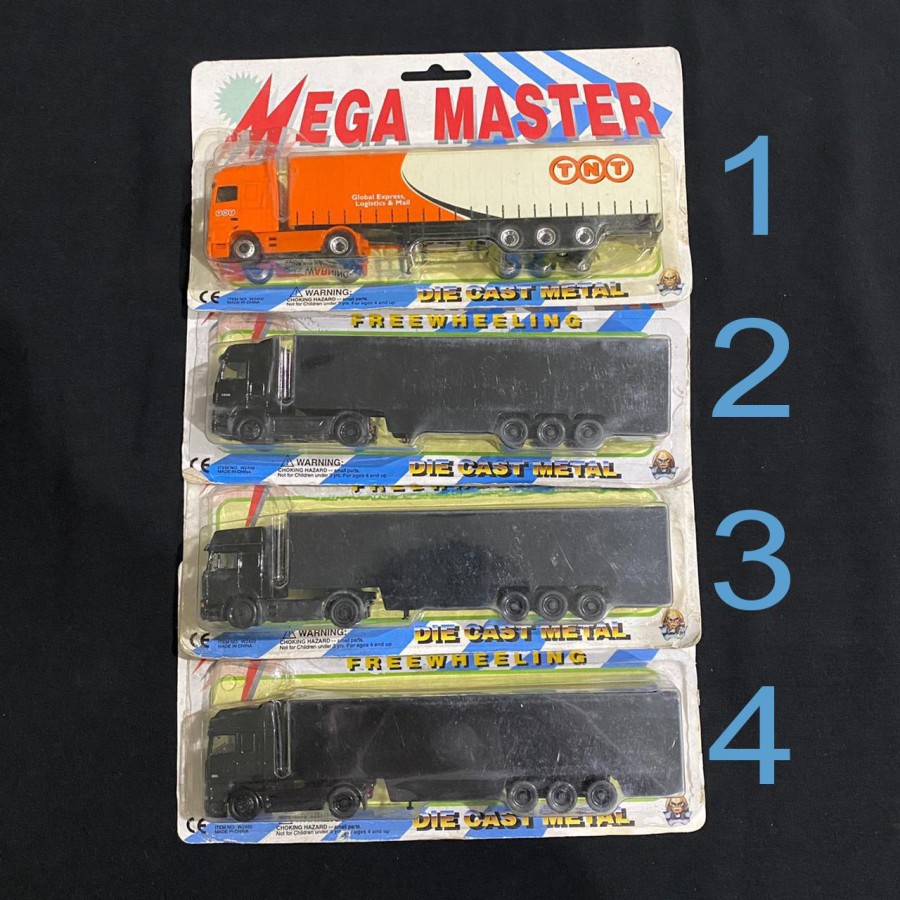 (2) Diecast Truck Mega Master Matching (Schuco) Skala 1/87