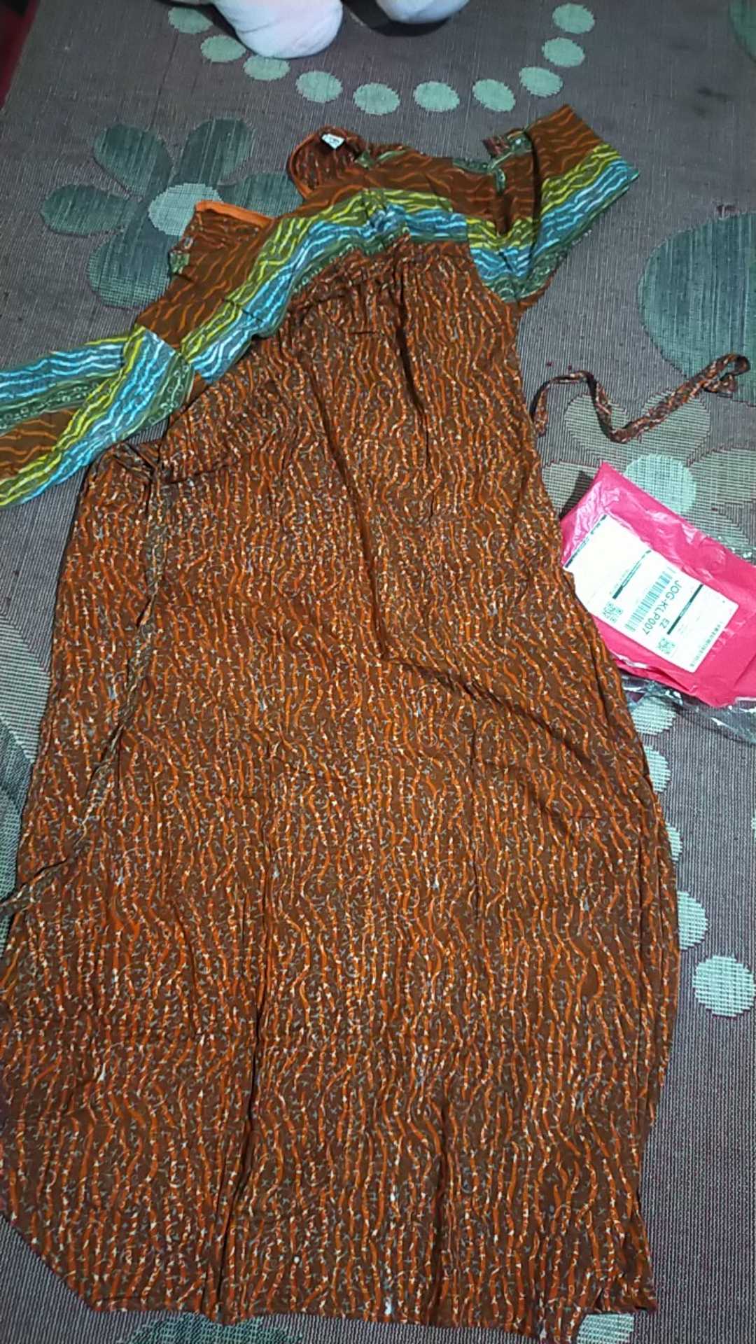 Longdress Batik Cap Shahnaz Allsize Resleting Belakang Dress Gamis Batik Pekalongan Homedress Rayon