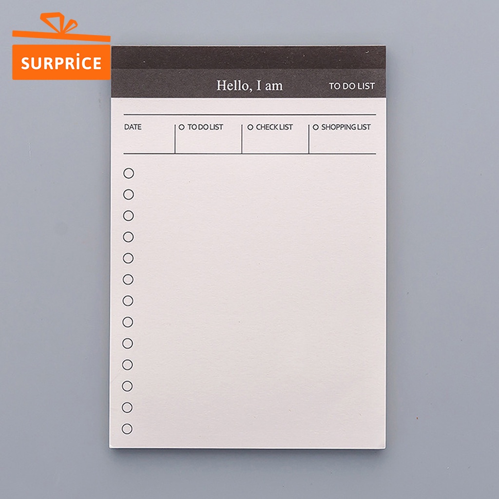 Surprice Notes To Do List Warna Putih /  Sticky Notes Putih / Memo Tempel Karakter Lucu dan Unik / Notebook Catatan Memo Karakter / Memo Tempel Korea Note / Tempelan Kertas-3
