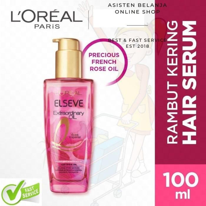 Loreal Paris Extraordinary Oil Hair Serum 100 Ml Vitamin Rambut (Pink)