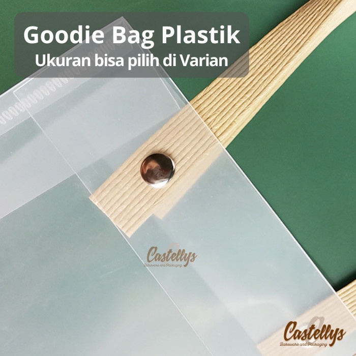 

Paper Goodie Bag Transparan berbagai ukuran Packaging Kotak Hampers Kado