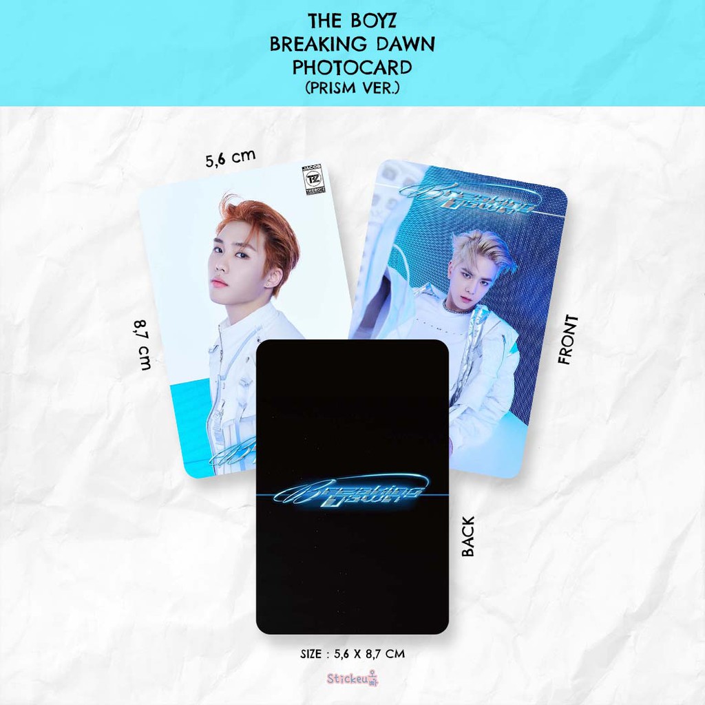 Photocard The Boyz Breaking Dawn