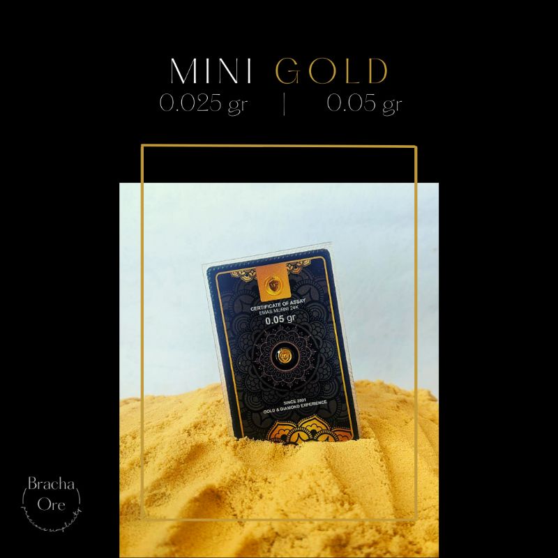 Logam Mulia BIG GOLD / EMAS MINI / MINIGOLD 0.025 - 0.05 gram