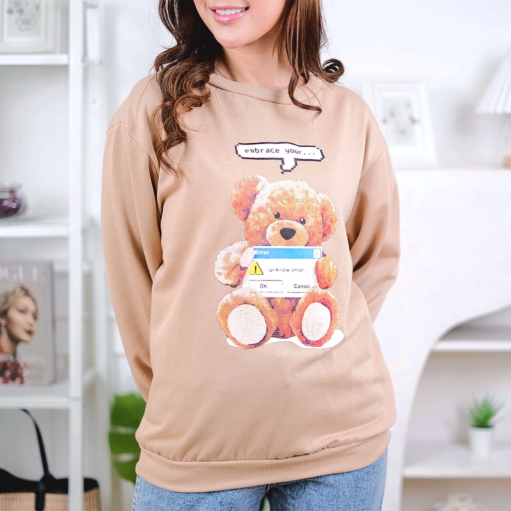 AFI - EC - FLEECE Sweater Embrace Your Teddy Bear ( LD 116, PJ 60)