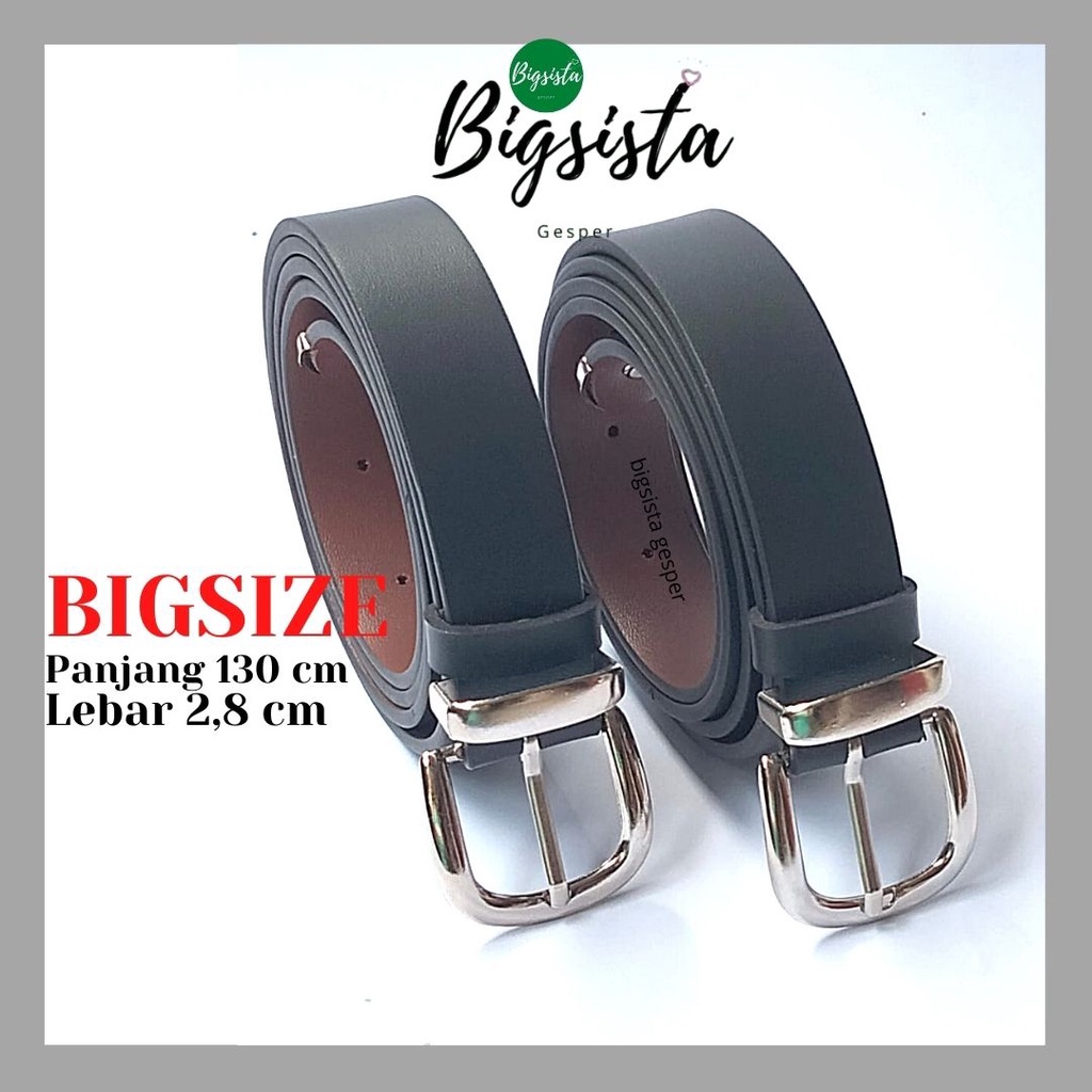 Ikat Pinggang Wanita Model Tusuk Jarum Ukuran Bigsize Ringbelt Aksesoris Fashion Korea Gesper Cewek Jumbo