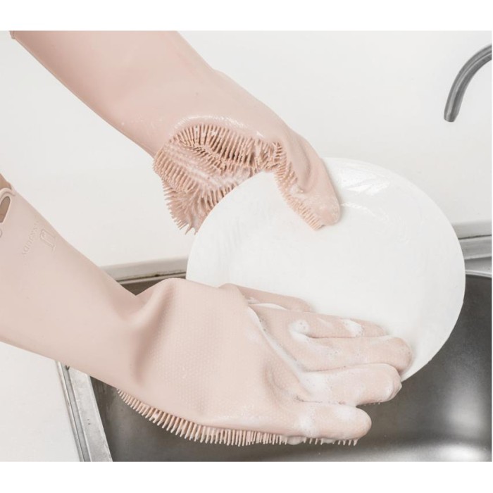 SARUNG TANGAN CUCI SIKAT MIJIA MAGIC SILICONE CLEANING GLOVES