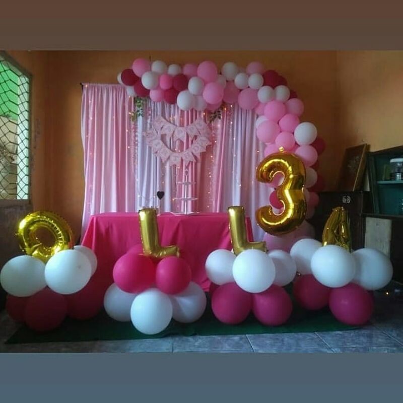dekorasi ulang tahun , backdrop ulang tahun, backdrop aqiqah
