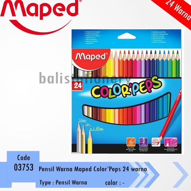

Buruan Serbu] Pensil Warna Maped Color'Peps 24 Warna