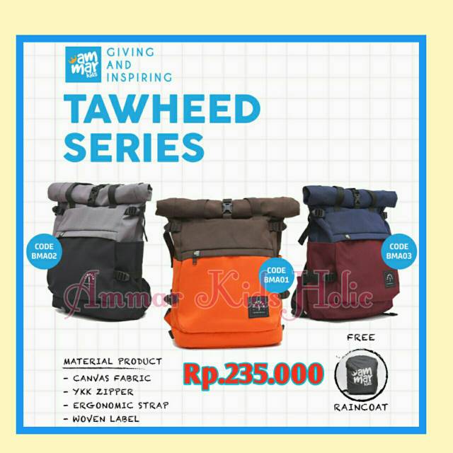Tas Ransel Ammar kids/ Tas Ransel Anak Cowok