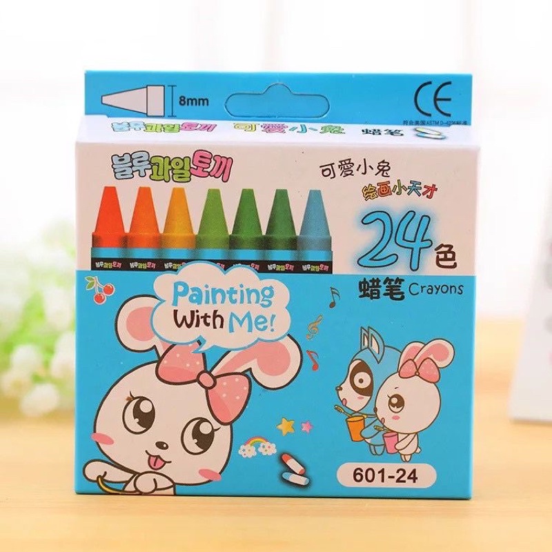 Crayon Cotton Doll isi 24 Warna