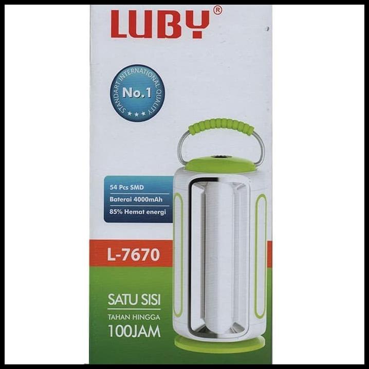 Emergency Luby L-7670 Lampu Darurat, Tahan 100 Jam