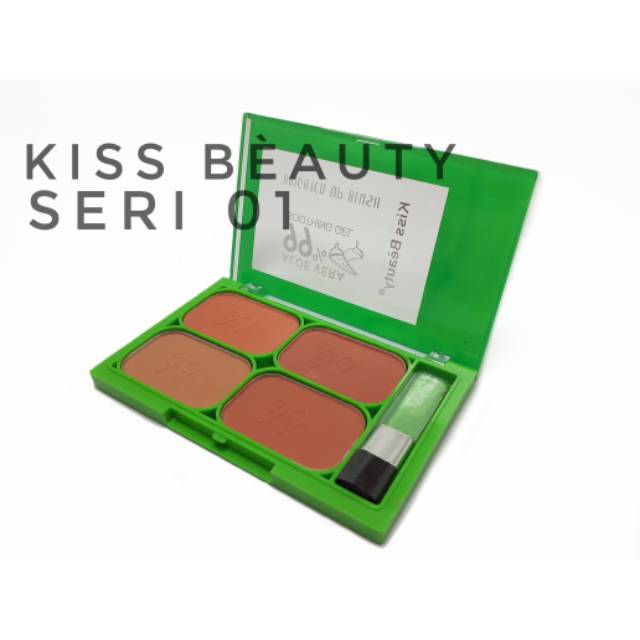 KISS BEAUTY BLUS ON ALOE VERA SERI O1