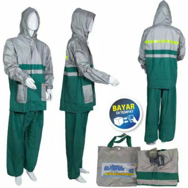 Jas Hujan Elmondo Jaket Celana New Kombinasi 905 Raincoat