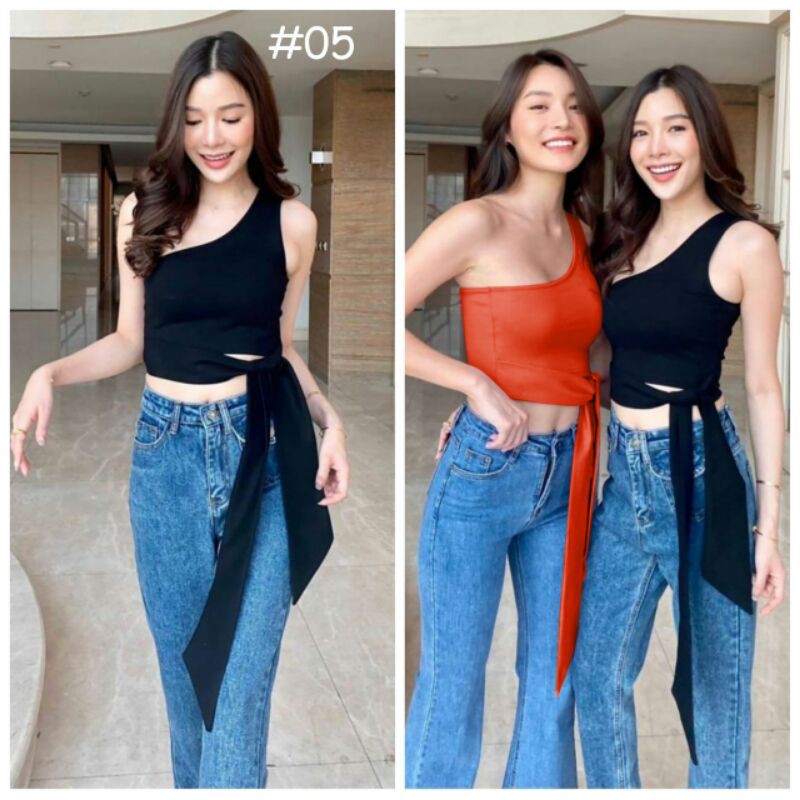 Atasan Tarzan wanita import /Crop top tarzan import SUPER PREMIUM Good quality fit size L