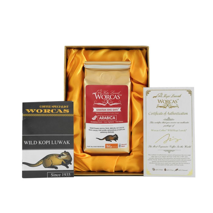 

Kopi Luwak Liar Sumatran King Gayo 100gr - Med Gift Box 猫屎咖啡