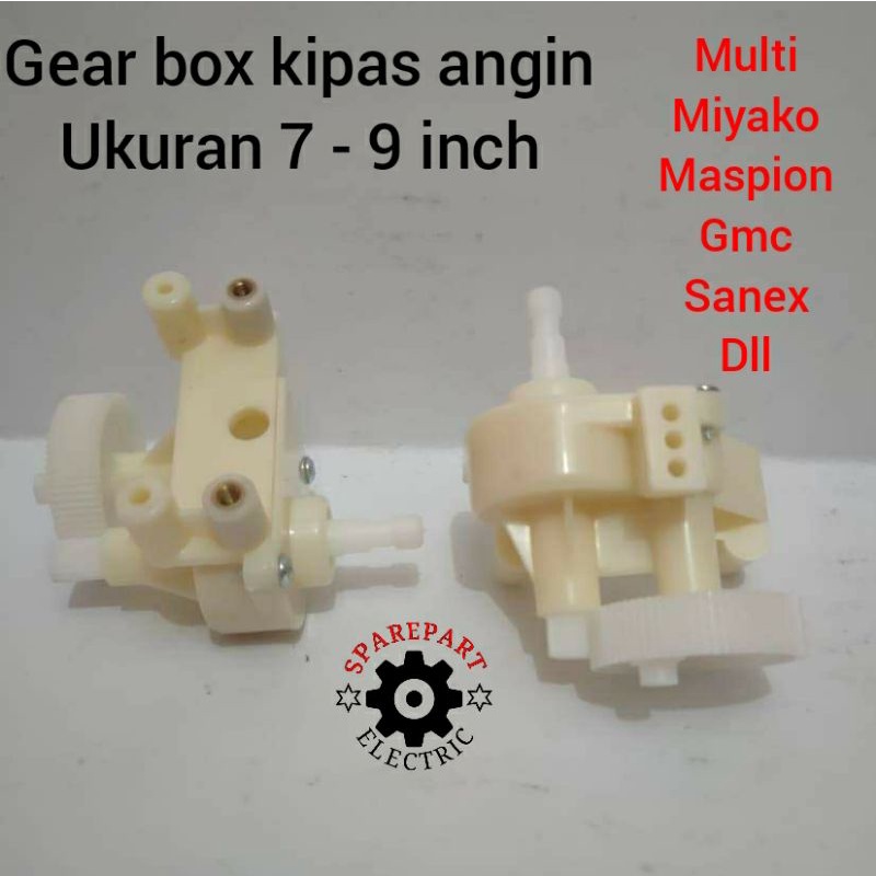 GEAR BOX GB4 KIPAS ANGIN MEJA 7 8 9 INCH / MULTI MIYAKO SANEX GMC DLL