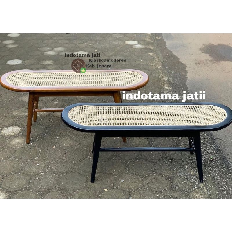 kursi panjang kursi rotan kayu jati