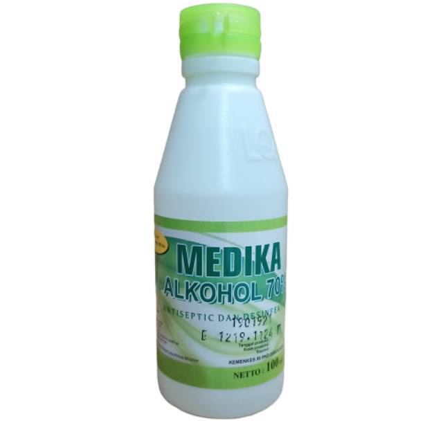 MEDIKA ALKOHOL 70% / Cairan Antiseptik untuk Membersihkan Luka Luar