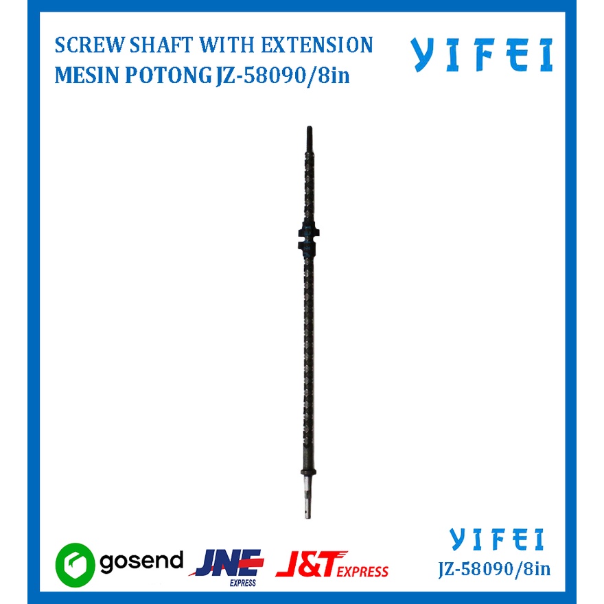 SCREW SHAFT WITH EXTENSION M-106(8&quot;) MESIN POTONG KM YIFEI-58090/8in