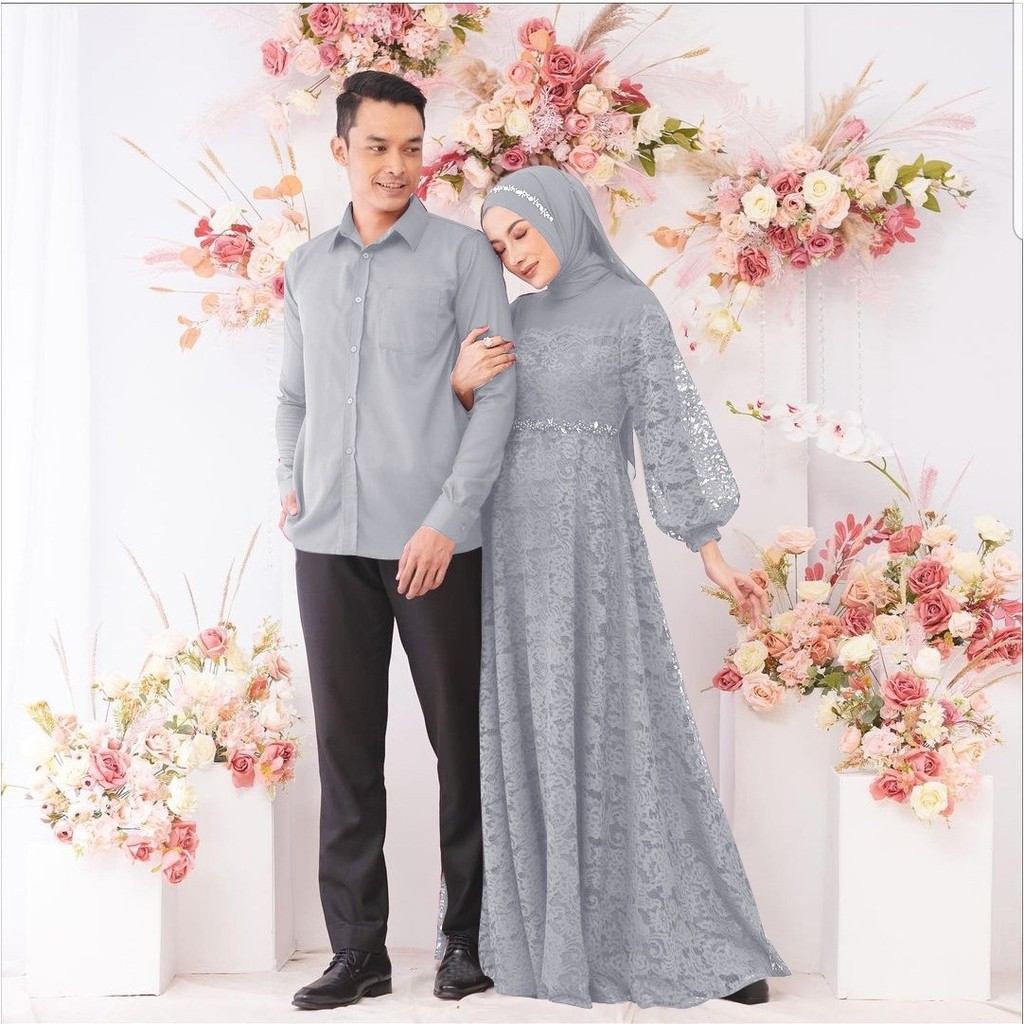 CP ZULAIKHA BRUKAT rD / COUPLE MAXI DRESS  ZULAIKHA / BISA BELI TERPISAH DAN READY SIZE ANAK ZULAIKHA