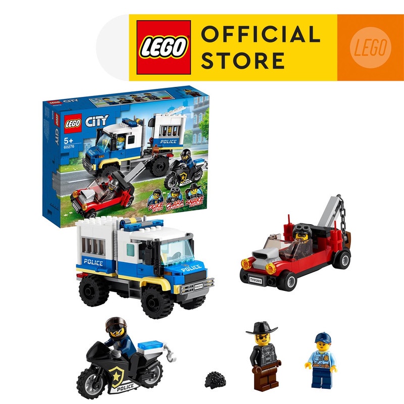 LEGO City Police 60276 Police Prisoner Transport (244 Pieces) Building Blocks for Kids (5 Tahun+)