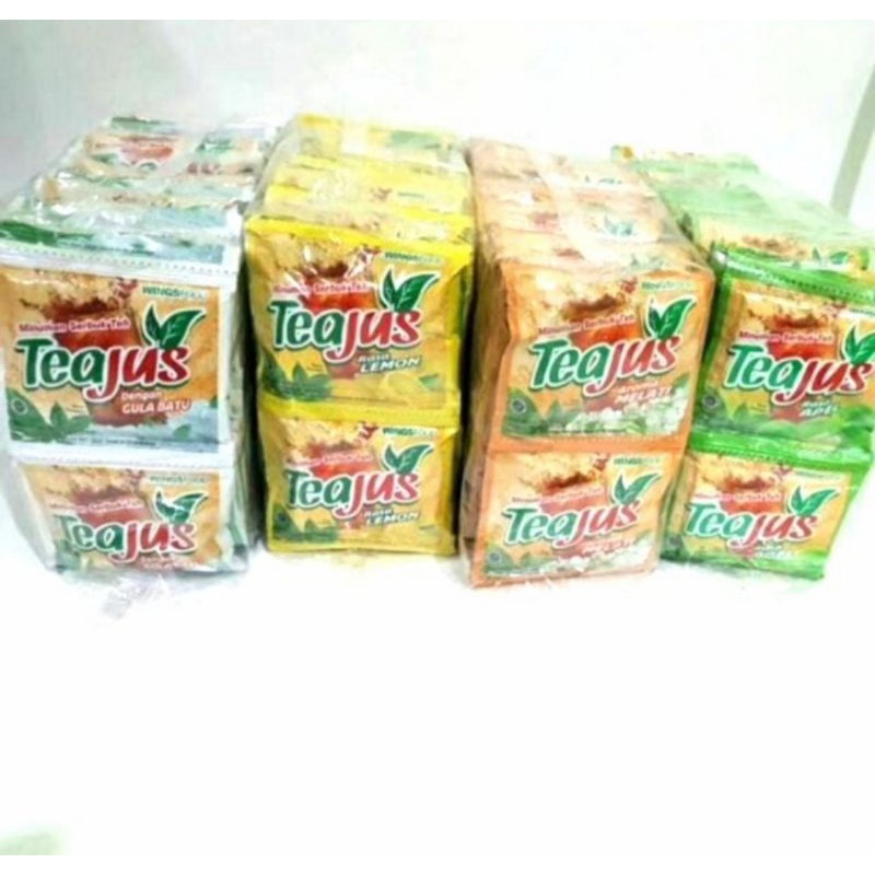 

Teajus gula batu 1 pack (60 sachet)
