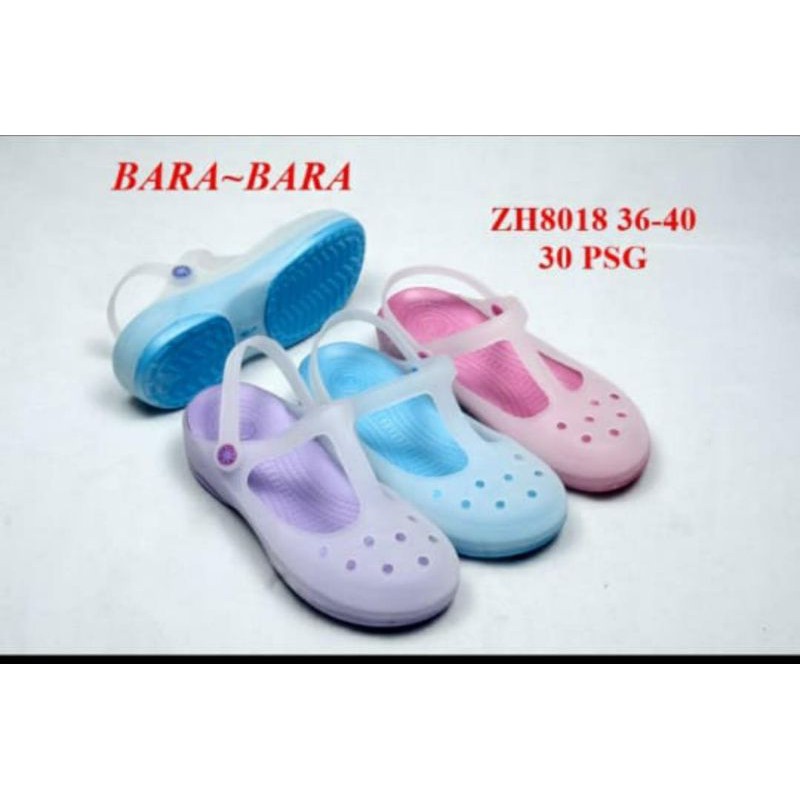 Bara-Bara ZH8018 / Sandal jelly wanita maryjene