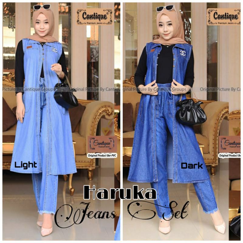 HARUKA JEANS SET ORI CANTIQUE