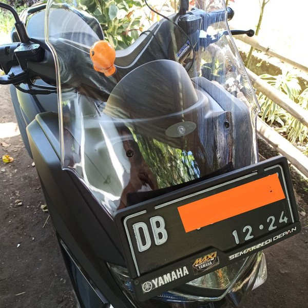 Visor Windshield HMS Nmax Bening Kaca Visor Windshield Nmax Anti Pecah Aksesoris Sparepat