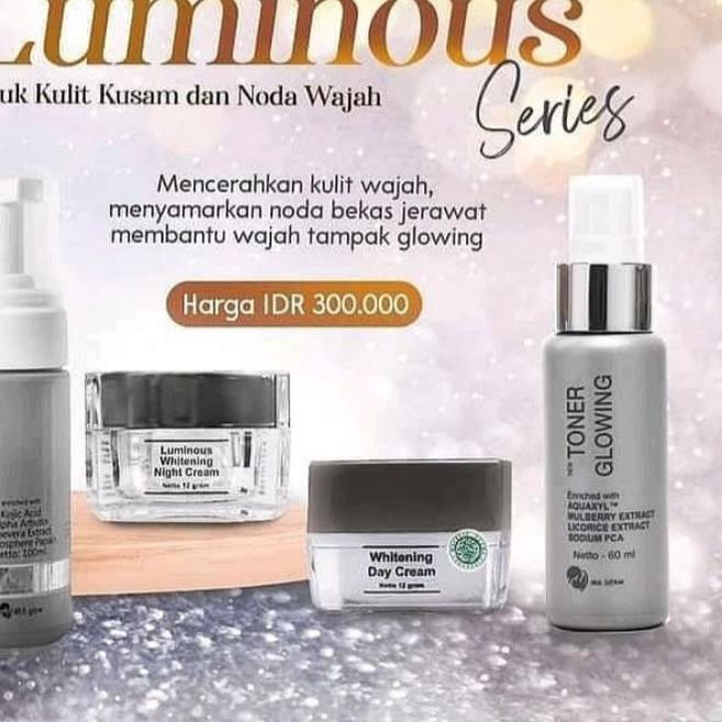 Jual Paket Wajah Ms Glow Free Pouch Varian Whitening Acne Ultimate Luminous White Cell Dna