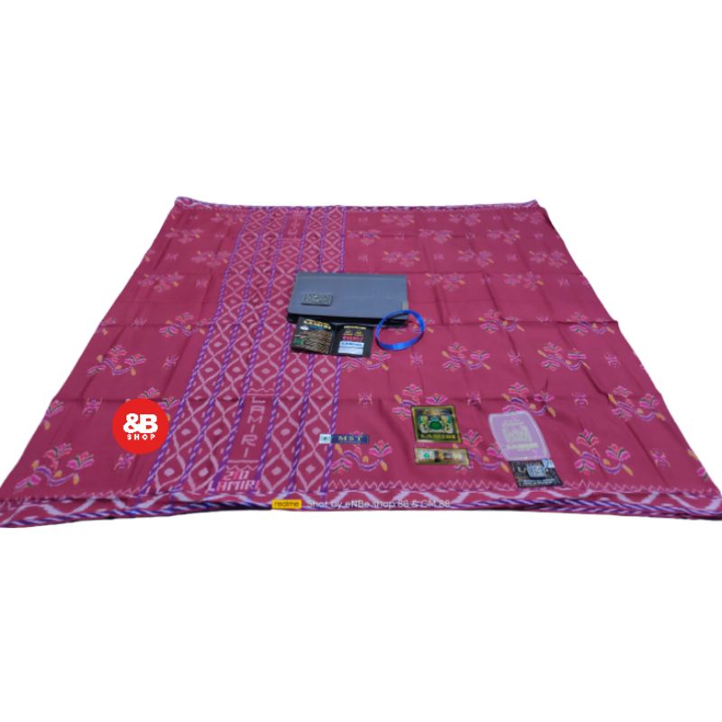 sarung lamiri S90 full sutra original mustamin MST Merah maron maroon merah hati