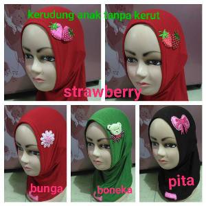 Dijual jilbab kerudung anak bayi lucu 1 sampai 3 tahun Berkualitas
