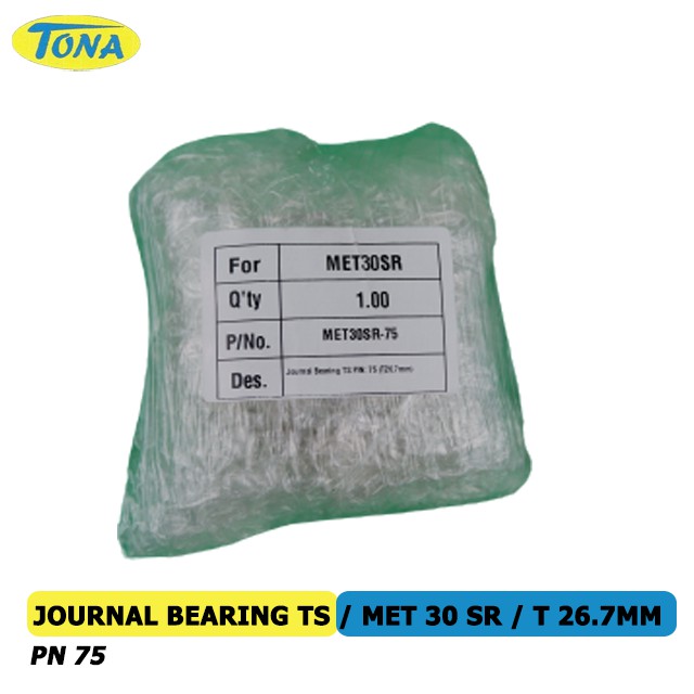 

JOURNAL BEARING TS / MET 30 SR / T 26.7MM/ Plate Number 75