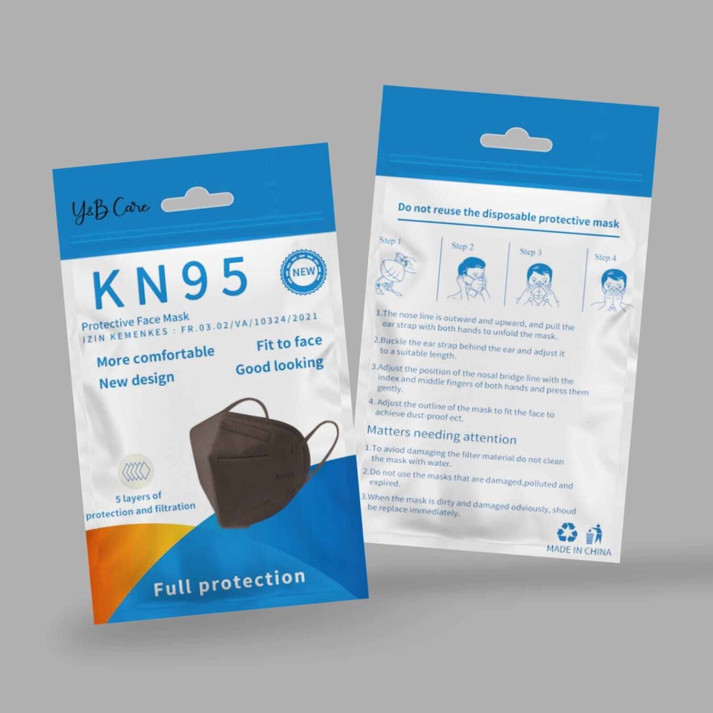 Masker KN 95 CAREION ISI 10PC Masker KN95 Masker N95 Masker N 95 Putih Polos Disposable Mask ISI 10PC