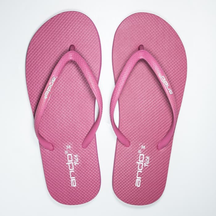 Sandal Jepit / Sendal Pantai Ando Nice Like in Fusia