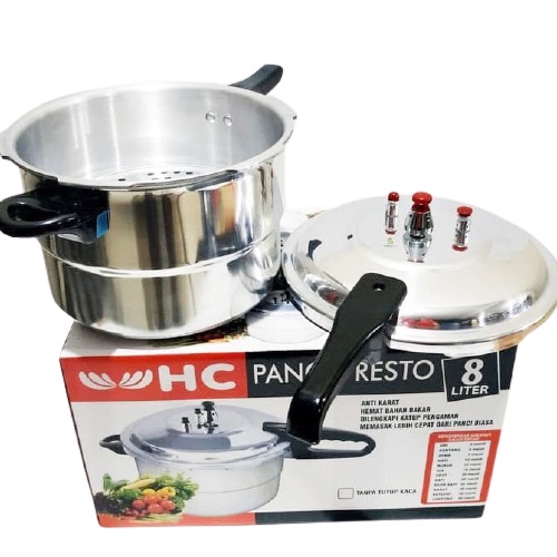 Panci Presto 8 Liter Pressure Cooker - HC Happy call me  - Panci Presto Murah Berkualitas