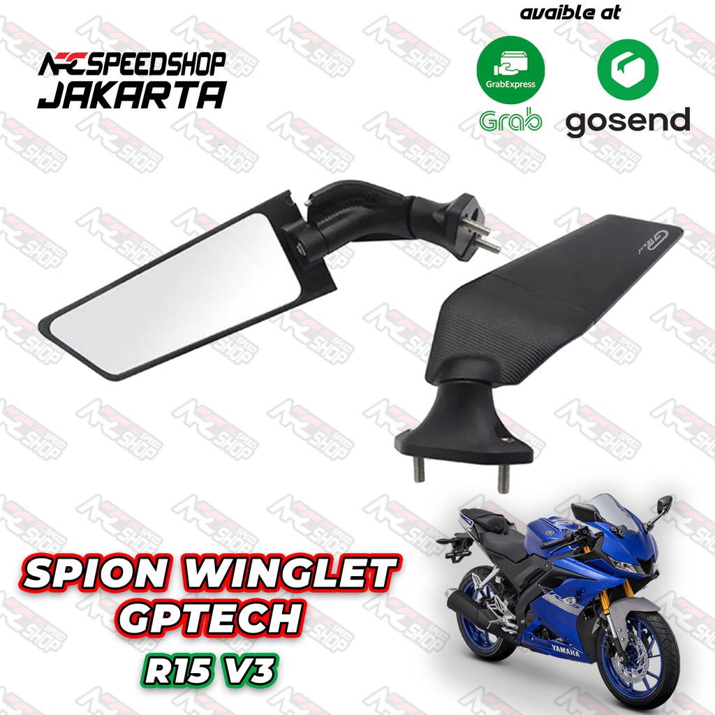 Jual Spion Stealth R Winglet Sayap Kawasaki H Shopee Indonesia