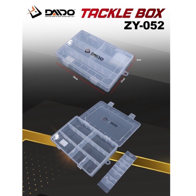 Box utk peralatan pancing ikan / Tackle box daido zy 052