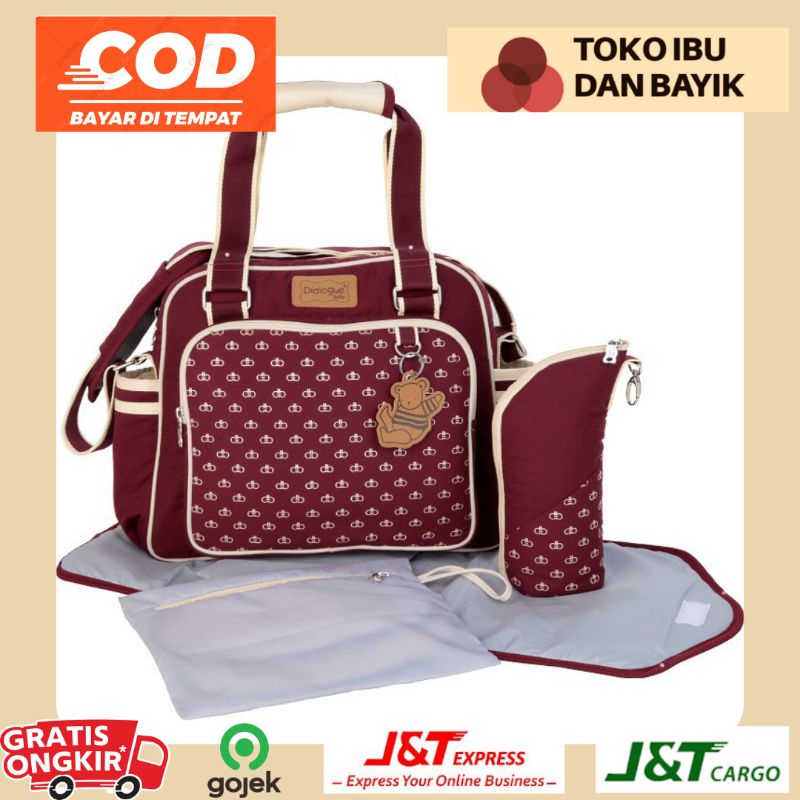 DGT7402 Tas Medium EMERALD SERIES / Medium Diaper Bag Set Emerald Series/DGT7401 Tas Kecil EMERALD SERIES