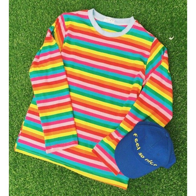 Bess - Kaos Lengan Panjang RAINBOW / Kaos Lengan Panjang RAINBOW - XL