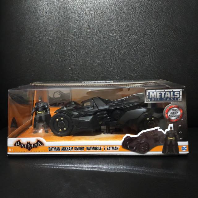 Metal Diecast Jada 1/24 Batman Arkham Knight Batmobile & Batman