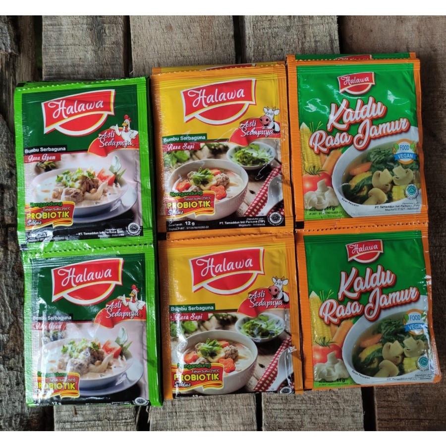 

HALAWA Bumbu Masak Organik Probiotik Non MSG Serbaguna