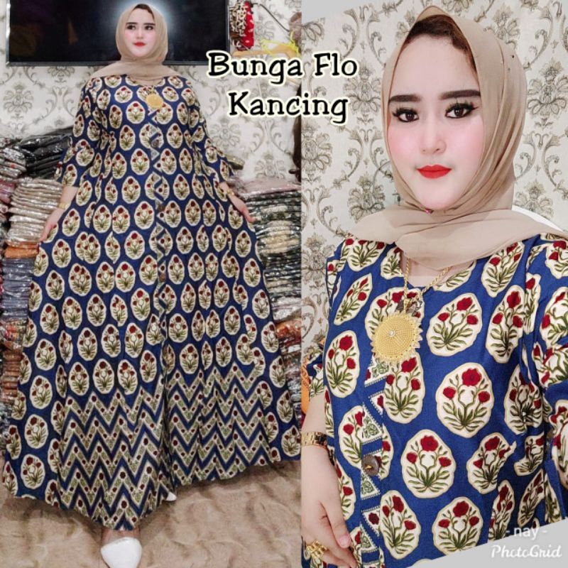 GAMIS INDIA BUNGA KANCING PRADA