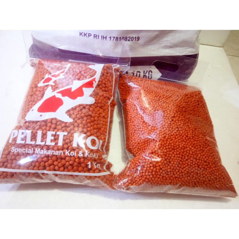 PELET AB/PELLET AB 1000gr/1Kg Makanan ikan koi,koki,lele dan ikan ternak lainnya/MURAH