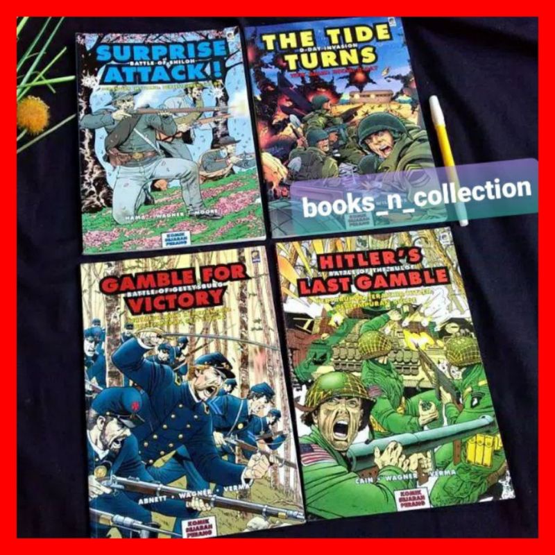 Komik sejarah perang buku sejarah perang dari KPG harga perbuku