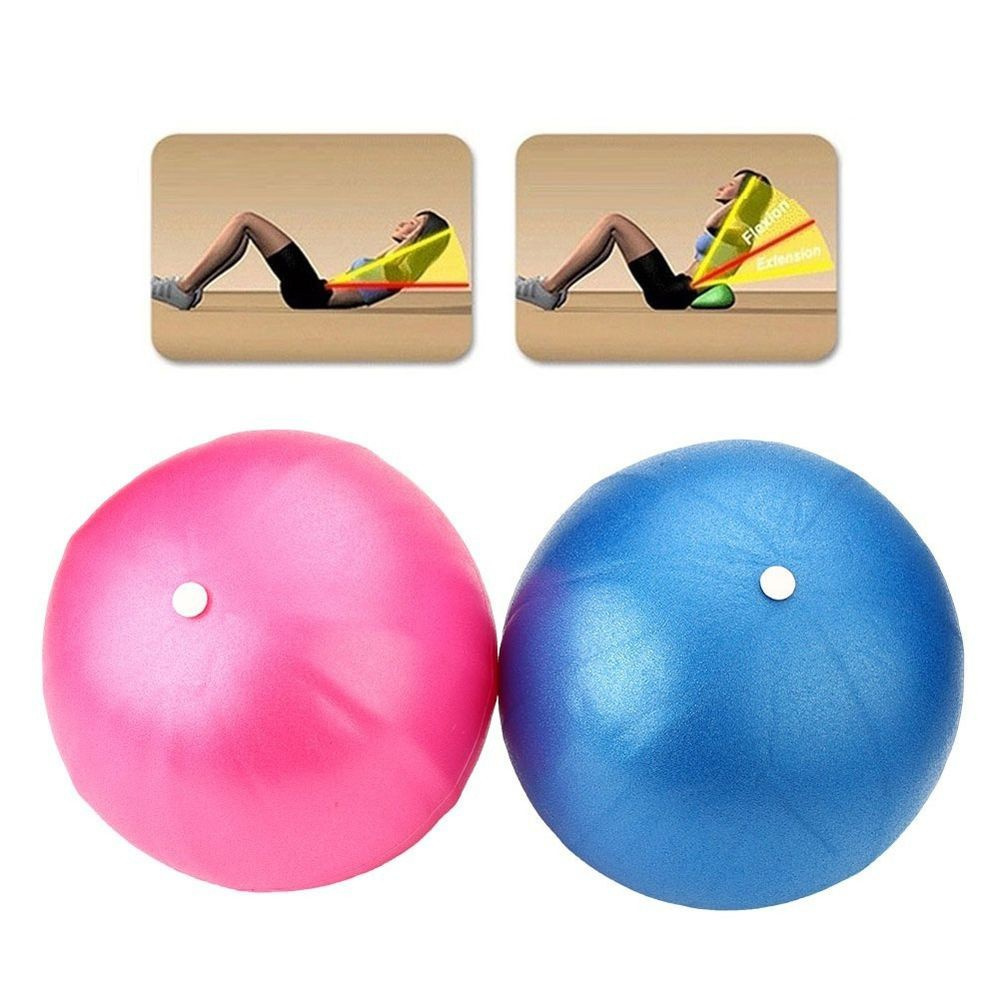 QUINTON 25cm Yoga Ball Sport Balance Ball Physical Fitness Ball Physical Anti-Explosion Appliance Proof Gym Home Exercise Ball/Multicolor