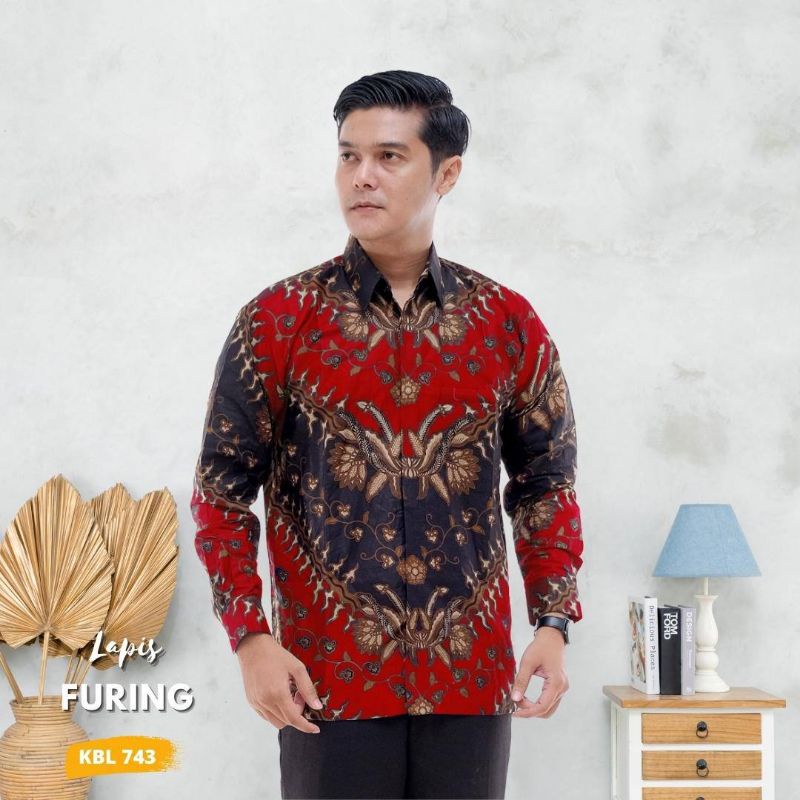 kemeja batik halus furing kemeja premium halus solo size M L XL XXL